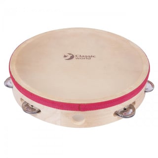 Instrument Muzyczny Tamburyn 25 cm CLASSIC WORLD EDU
