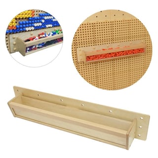 Drewniana Półeczka Przezroczysta Ścianka 80 cm do Tablic Naukowych STEM MASTERKIDZ
