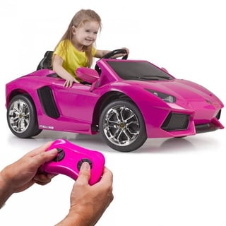 Lamborghini Aventador Pink samochód elektryczny 6V 3+ FEBER