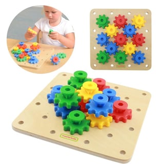 Koła Zębate Zbuduj Własny Mechanizm Tablica Montessori MASTERKIDZ