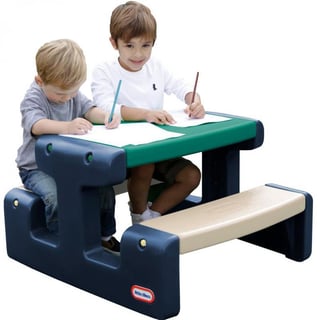 Stolik Piknikowy dla Dzieci Niebiesko-Zielony LITTLE TIKES