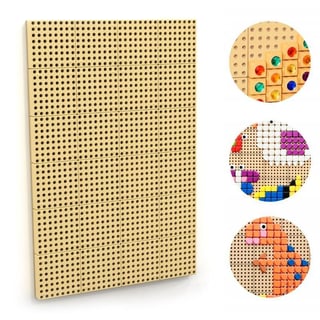 Panel Ścienny Tablica Naukowa Kreatywna STEM + Panel Montażowy 120x80 cm MASTERKIDZ