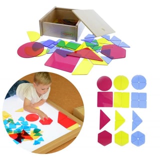 Półprzezroczyste Kształty Geometryczne MASTERKIDZ