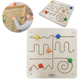 Tablica Edukacyjna Labirynt Montessori MASTERKIDZ