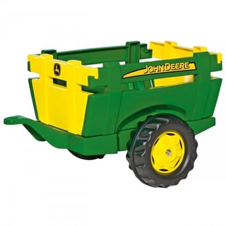 rollyTrailer Przyczepa Farm JOHN DEERE Otwierane Burty ROLLY TOYS