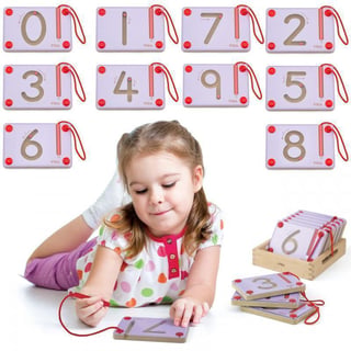 Tabliczki Magnetyczne Nauka Pisania Cyferki Montessori VIGA Toys