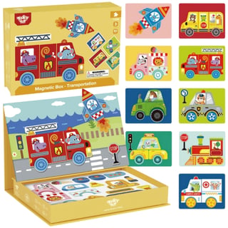 Układanka Edukacyjna Montessori Magnetyczne Pudełko dla Dzieci 80 el. TOOKY TOY