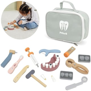 Drewniany Zestaw Dentysty Torba VIGA PolarB