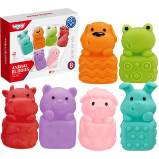 Zwierzątka Sensoryczne Miękkie Zestaw 6 szt WOOPIE BABY