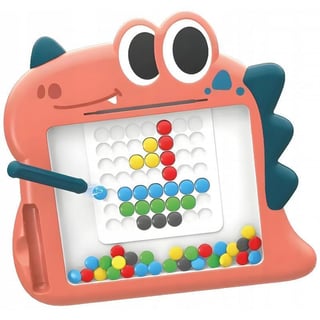 Tablica Magnetyczna dla Dzieci Montessori MagPad Dinozaur Różowy WOOPIE