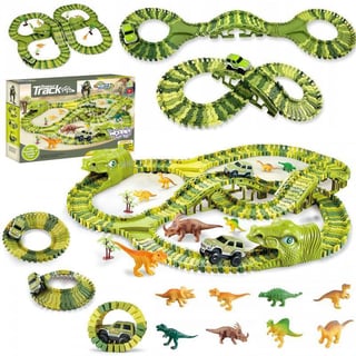 Tor Samochodowy XXL Dinozaury 240 el. WOOPIE