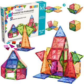 Magnetyczne Klocki Konstrukcyjne Montessori 3D WOOPIE