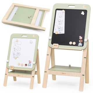 Rosnąca Drewniana Tablica Kredowa Suchościeralna Magnetyczna VIGA PolarB