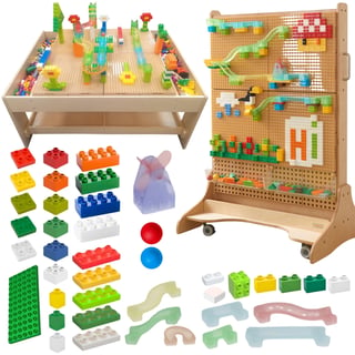 Zestaw Klocków Konstrukcyjnych Tor Kulkowy STEM 359 el. MASTERKIDZ