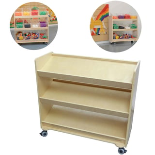 Regał na Kółka - 3 Półki Na Akcesoria Do Tablicy STEM 800H x 800L MASTERKIDZ