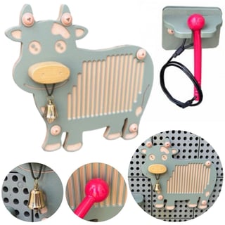 Guiro Instrument Muzyczny Krowa Akcesoria Do Tablicy STEM MASTERKIDZ