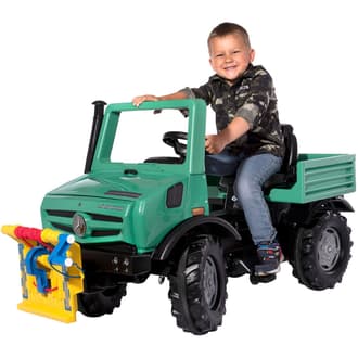 Samochód na Pedały Unimog Forst Mercedes-Benz z Wyciągarką ROLLY TOYS