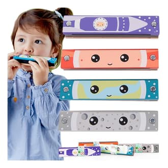 Drewniana Harmonijka Ustna dla Dzieci 1 szt. CLASSIC WORLD