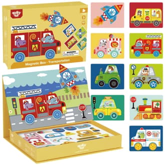 Układanka Edukacyjna Montessori Magnetyczne Pudełko dla Dzieci 80 el. TOOKY TOY