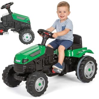 Zielony Traktor na Pedały Farmer GoTrac z Cichymi Kołami WOOPIE
