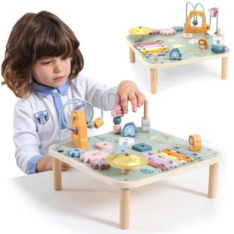 Stół Stolik Edukacyjny Pętla Cymbałki Sensoryka Montessori VIGA PolarB