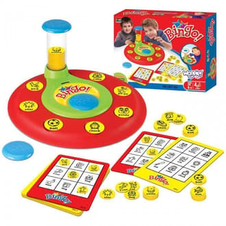 Bingo Gra Dopasuj Żetony Planszowa Rodzinna WOOPIE