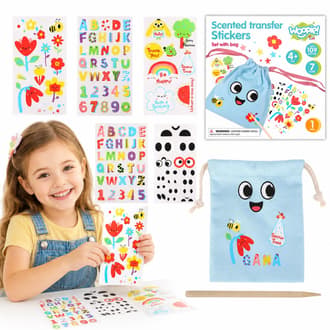 Zestaw Kreatywny Magiczna Torebka + Naklejki do Dekoracji ponad 109 szt. WOOPIE ART&FUN