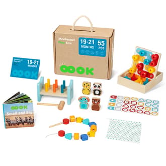 Box Pudełko XXL Montessori Edukacyjne 7w1 Sensoryczne 19-21 Mies. TOOKY TOY