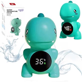 Termometr do Wody i Powietrza 2w1 Niebieski Dinozaur WOOPIE BABY