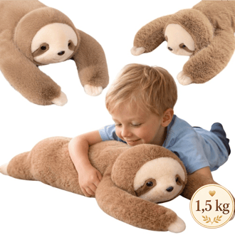 Pluszak Obciążeniowy Leniwiec Ciężkomiś 65 cm 1,5 kg WOOPIE
