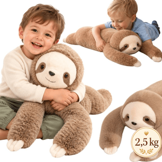 Pluszak Obciążeniowy Leniwiec Ciężkomiś 65 cm 2,5 kg WOOPIE