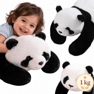 Pluszak Obciążeniowy Panda Ciężkomiś 65 cm 1 kg WOOPIE