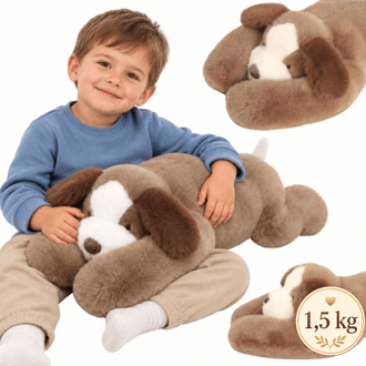 Pluszak Obciążeniowy Piesek Ciężkomiś 65 cm 1,5 kg WOOPIE