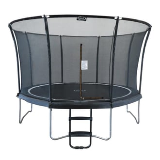 Trampolina Denver Czarna 366 cm + Siatka AXI