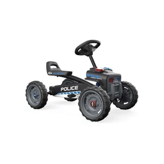Gokart na pedały Buzzy Police 2-5 lat do 30 kg Dźwięk + Światło BERG