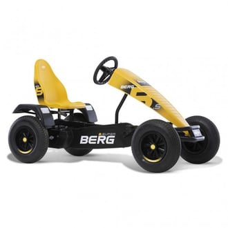 Gokart na Pedały XL B.Super Yellow BFR Pompowane Koła od 5 lat do 100 kg BERG