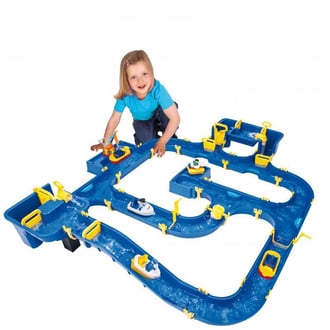 Wielki Port Wodny Amsterdam Waterplay Łódki BIG