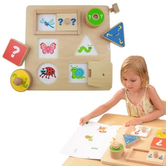Ciekawskie Dziecko Motoryczna Zabawka dla Dzieci Montessori MASTERKIDZ