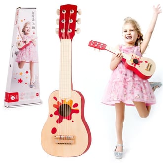 Drewniana Gitara dla Dzieci Akustyczna CLASSIC WORLD