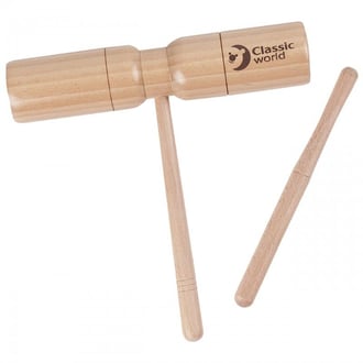 Instrument Perkusyjny Tone Block with Handle (Pudełko akustyczne) CLASSIC WORLD EDU