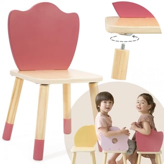 Pastelowe Krzesełko Grace dla Dzieci 3+ (Tulip) CLASSIC WORLD