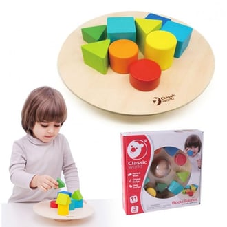 Układanka Sensoryczna Balans Równowaga Montessori 11 el. CLASSIC WORLD