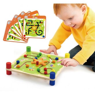 Drewniana Gra Edukacyjna Trop i Śledź Montessori VIGA Toys