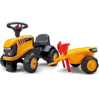Traktorek JCB Pomarańćzowy z Przyczepką od 1 roku FALK