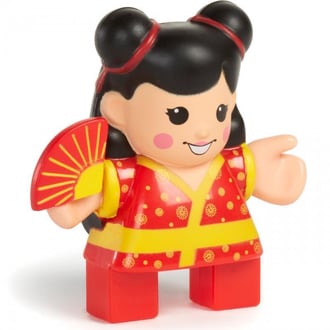 Figurka Gejsza Klocki Wafle LITTLE TIKES
