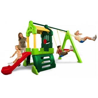 Plac Zabaw Clubhouse Zjeżdżalnia Huśtawka LITTLE TIKES