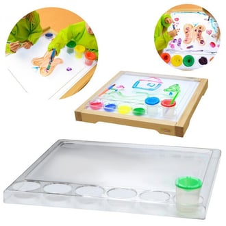 Kwadratowa Taca do Malowania Montessori MASTERKIDZ