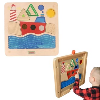 Tablica Edukacyjna Sensoryczna Żeglowanie Ocean Montessori MASTERKIDZ