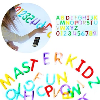 Zestaw Literek i Cyferek Alfabet Montessori MASTERKIDZ