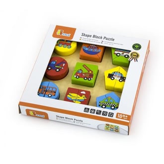 Puzzle Drewniane Pojazdy VIGA